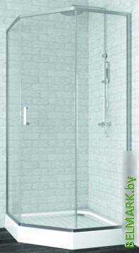 Душевой уголок RGW PA-86 100x100 (хром/прозрачное стекло) - фото