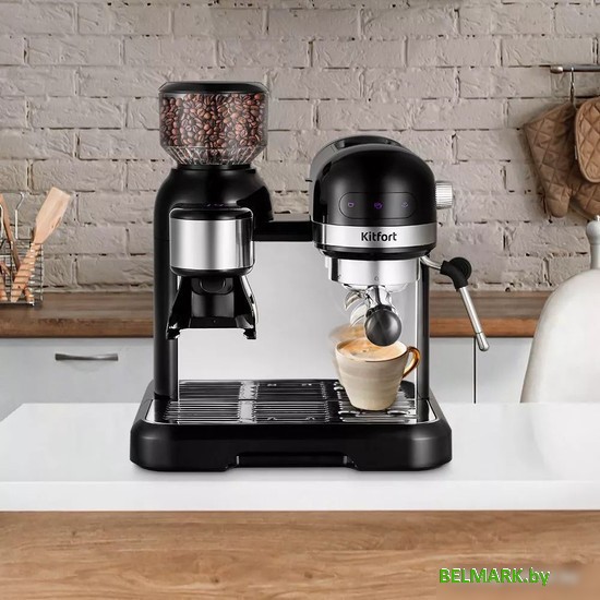 Рожковая помповая кофеварка Kitfort KT-7126 - фото2