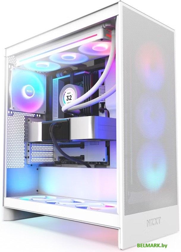 Корпус NZXT H7 Flow RGB 2024 CM-H72FW-R1 - фото