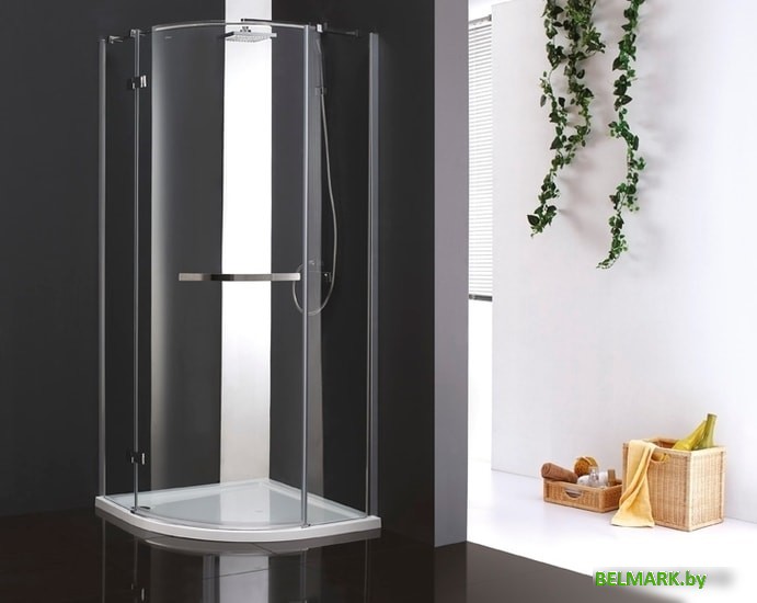 Душевой уголок Cezares Bergamo-W-R-1-90-Arco-C-Cr-R-IV - фото