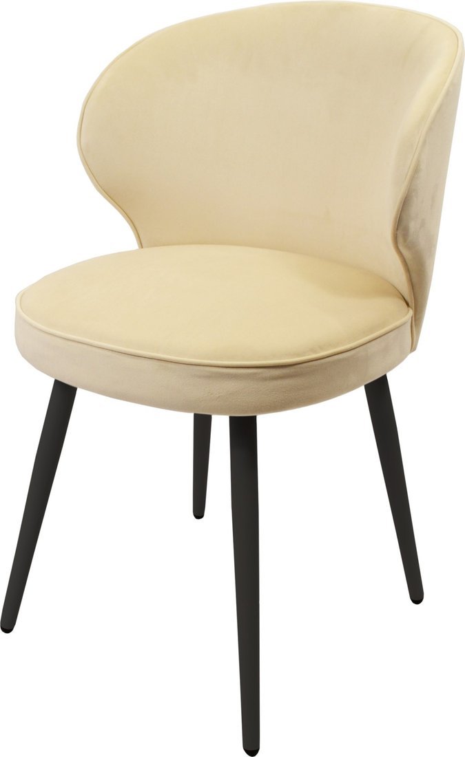 Мирабелла Осло Велюр (кремовый/черный) - фото