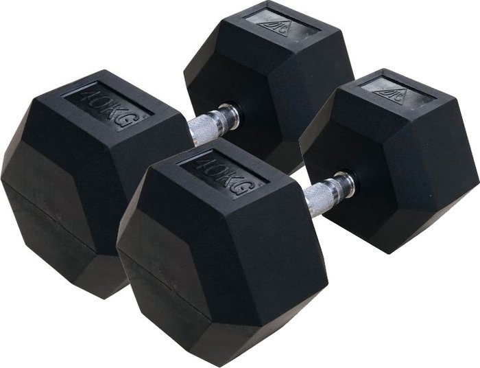 Набор гантелей DFC DB001-40 2x40 кг - фото