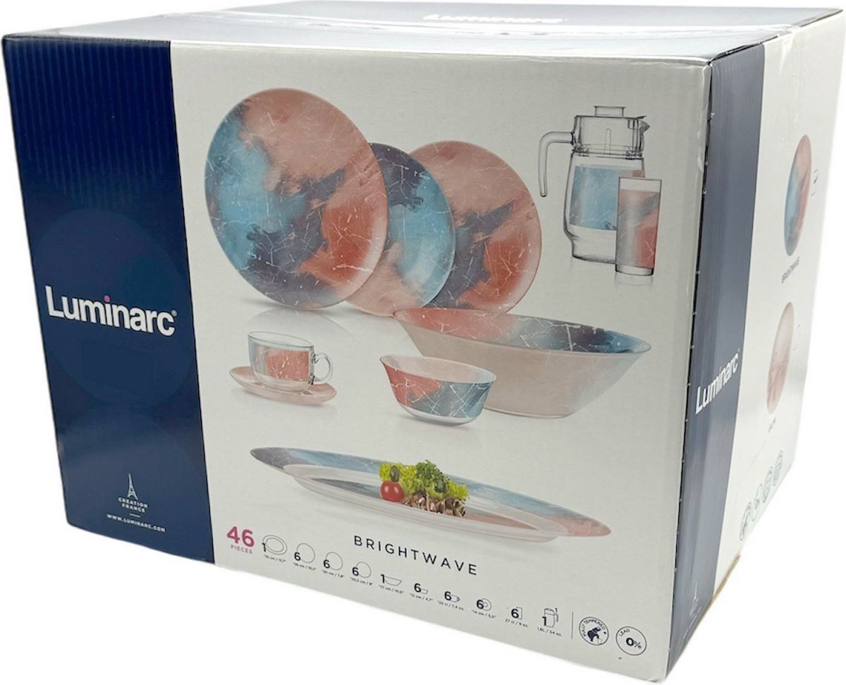 Столовый сервиз Luminarc Brightwave V8582 (46пр) - фото2