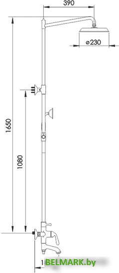 Душевая система Rose R0236H - фото2