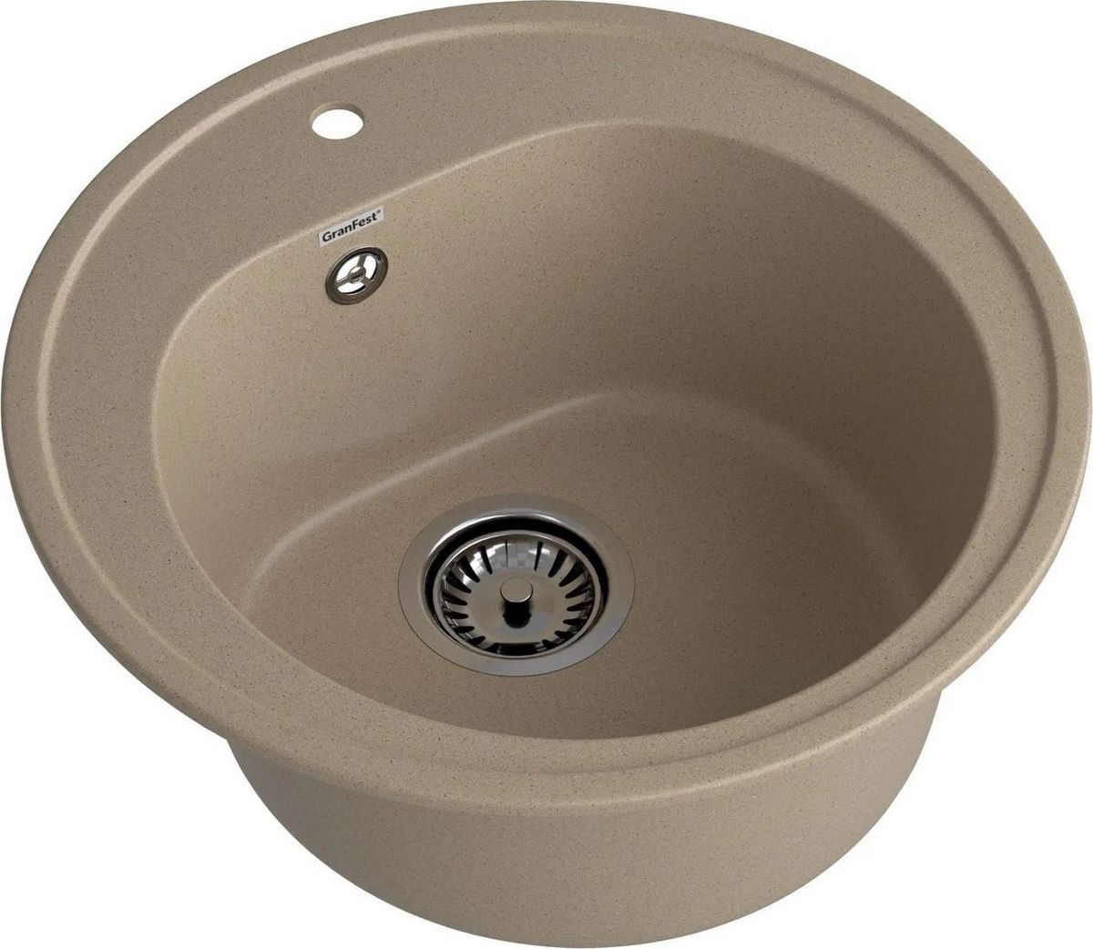 Кухонная мойка GranFest Rondo 510 (песочный) - фото2
