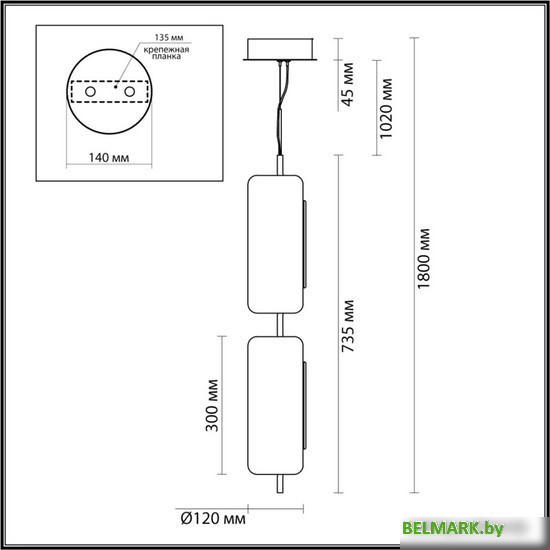 Подвесная люстра Odeon Light Kavia 5003/20L - фото2