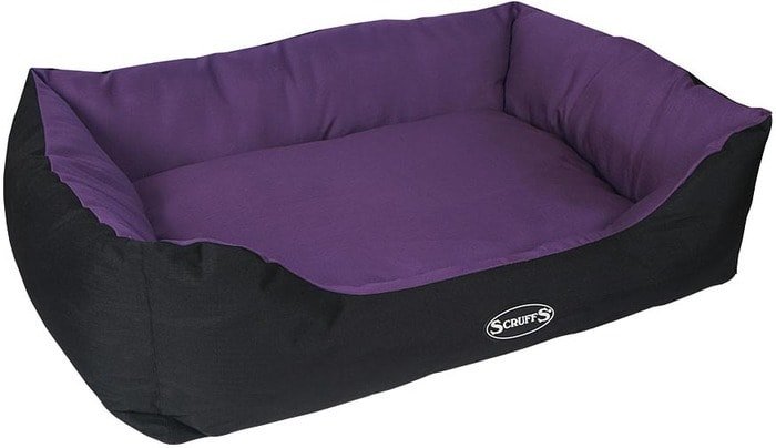 Лежак Scruffs Expedition Box Bed с бортиком 60 см (фиолетовый) - фото