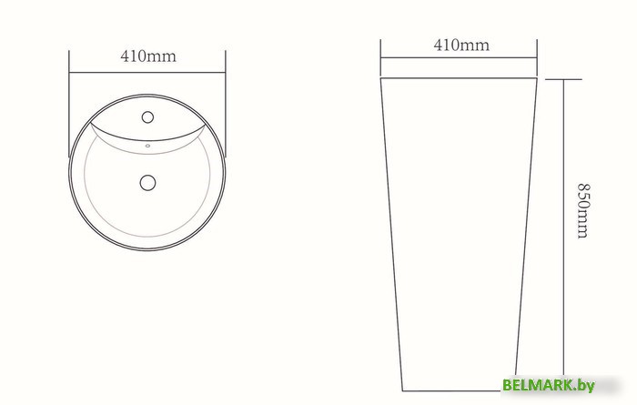 Умывальник SantiLine SL-4008 - фото2