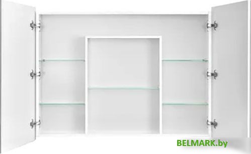 Акватон Шкаф с зеркалом для ванной Лондри 100 1A267302LH010 - фото2