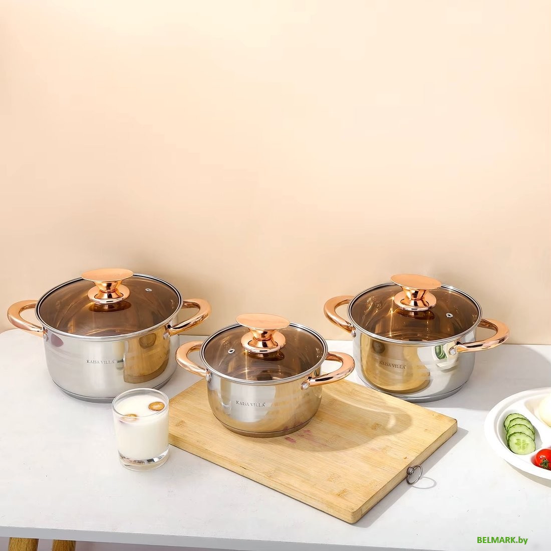 Набор кастрюль Kaisa Villa KV-1043 - фото2
