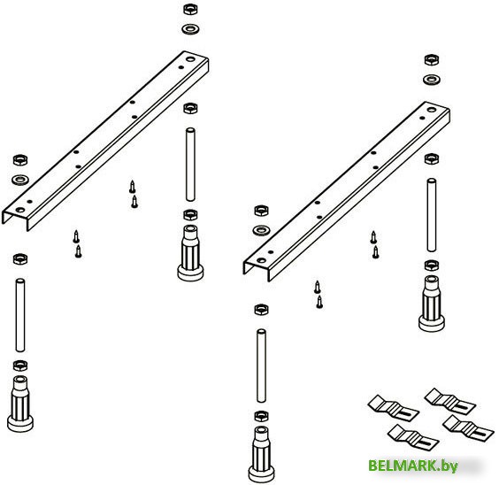 Ножки опорные Riho Petit Pootset12 207099 - фото