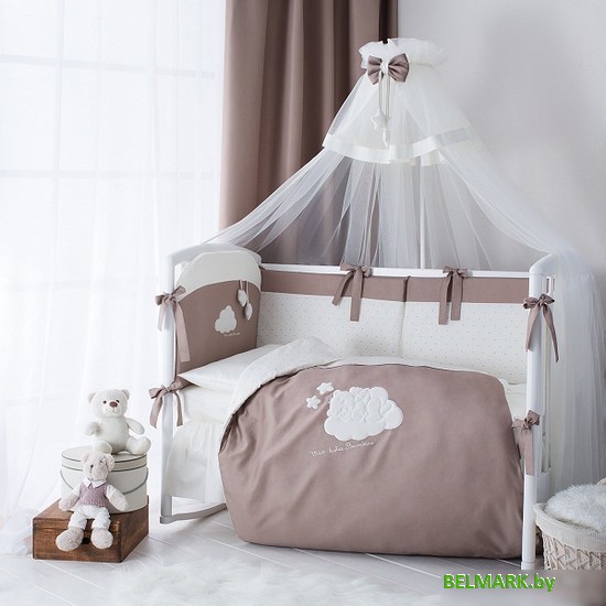 Постельное белье Perina Бамбино 6 предметов (капучино) - фото