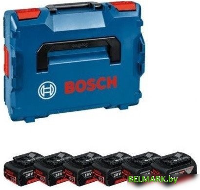 Набор аккумуляторов Bosch 1600A02A2S (18В/6x4 Ah) - фото