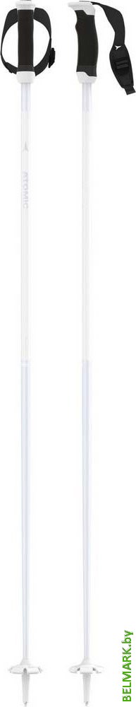 Лыжные палки Atomic Ski Wms Amt Carbon SQS 2024-25 AJ5005708115 (белый/светло-серый) - фото