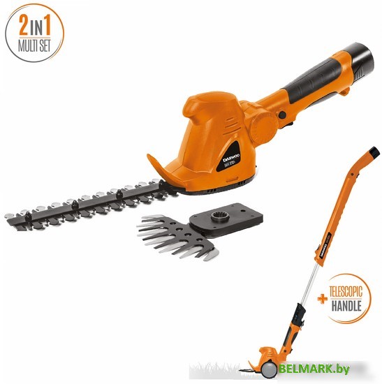 Кусторез + ножницы Daewoo Power DAHT 1212Li Set (с 1-им АКБ) - фото