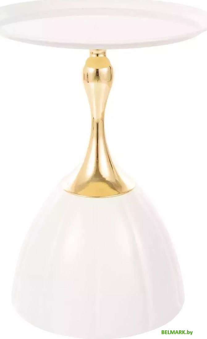 Журнальный столик Signal Piana (белый/золотой) - фото