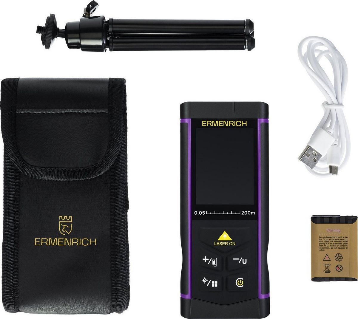 Лазерный дальномер Ermenrich PRO LR200 84653 - фото2