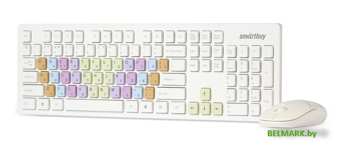 Мышь + клавиатура SmartBuy 218346AG [SBC-218346AG-W] - фото2