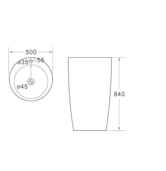 Умывальник SantiLine SL-4004C - фото2