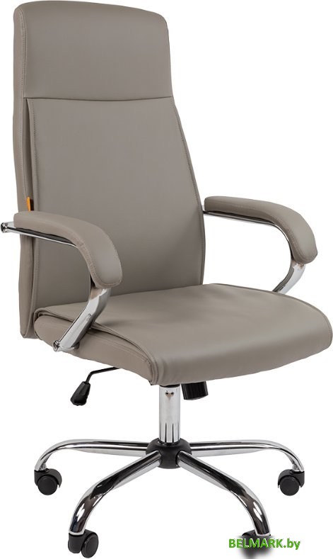 Офисное кресло CHAIRMAN CH425 (экокожа, серый) - фото