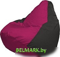 Кресло-мешок Flagman Груша Супер Мега 4XL Г5.1-381 (фуксия/черный) - фото