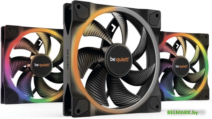 Набор вентиляторов be quiet! Light Wings 140mm PWM Triple Pack BL078 - фото