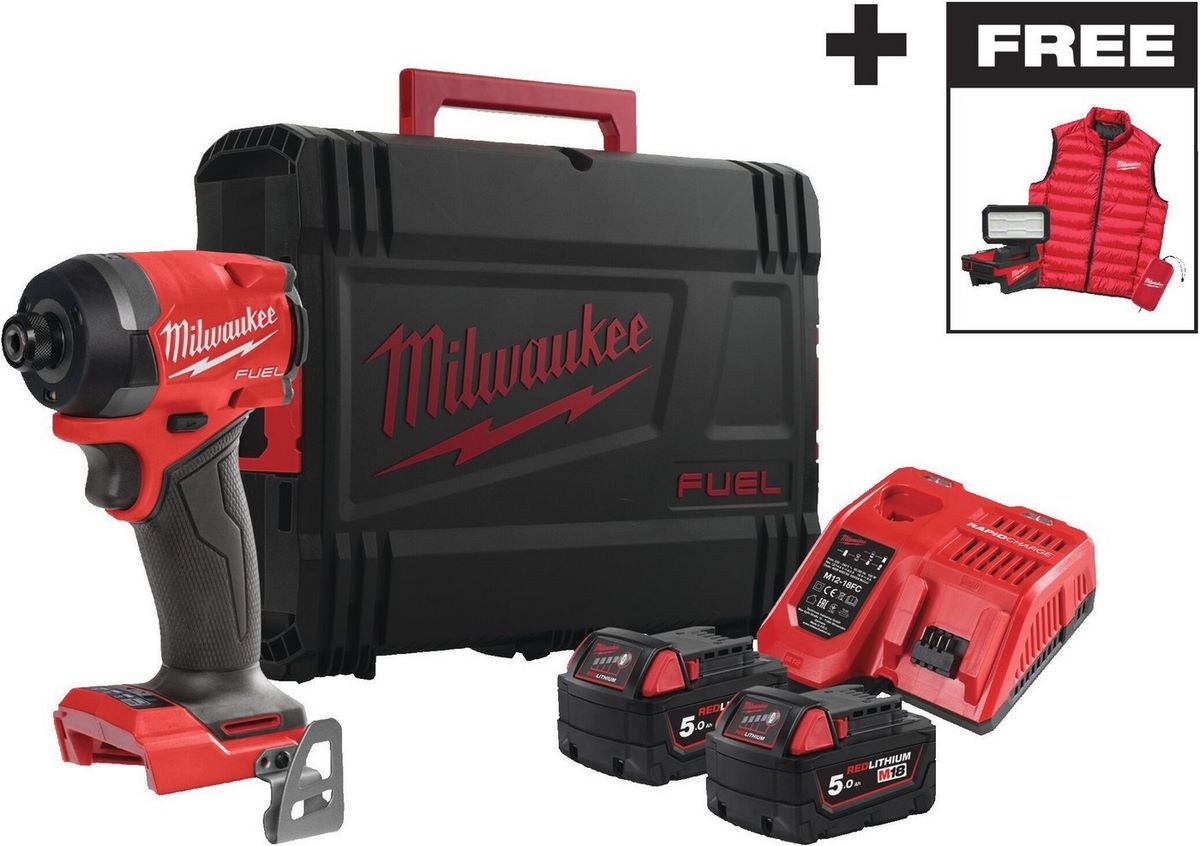 Винтоверт Milwaukee M18 FID3MC-502X 4933499450 (с 2-мя АКБ, кейс) - фото