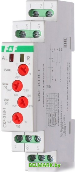 Реле контроля фаз Евроавтоматика F&F CKF-318-1 EA04.002.007 - фото