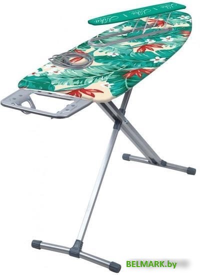 Гладильная доска Nika Ника 10+ (Н10+/2) с тропическими листьями - фото