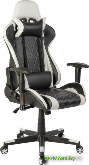 Кресло Меб-ФФ MFG-1022 (черный/белый) - фото