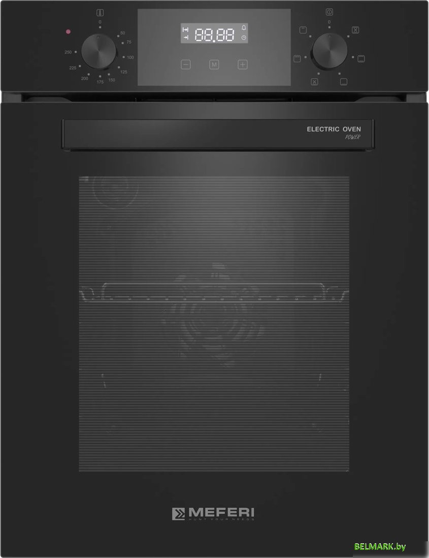 Электрический духовой шкаф Meferi MEO456BK Power - фото