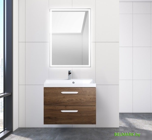 BelBagno Тумба под умывальник Aurora-700-2C-SO-RT (rovere tabacco) - фото2