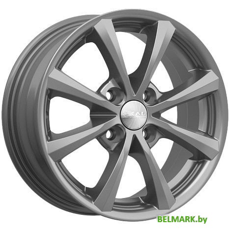 Литые диски SKAD Калипсо 16x6.5" 5x139.7мм DIA 98.5мм ET 43мм графит - фото