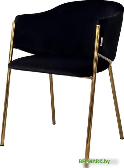 Стул M-City Dill 629M05377 (Momo-47 черный/золотой) - фото