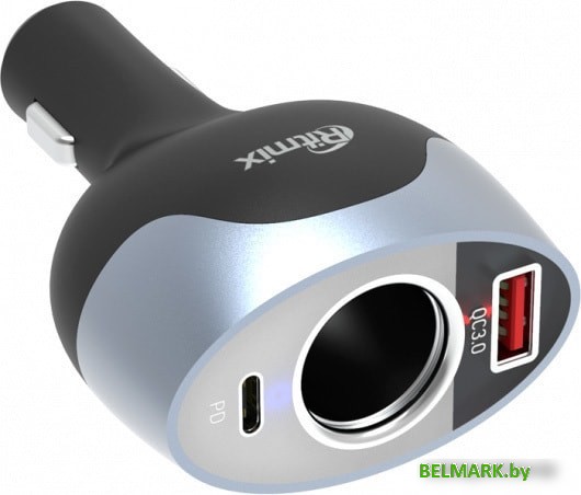 Автомобильное зарядное Ritmix RM-12XQPD - фото2