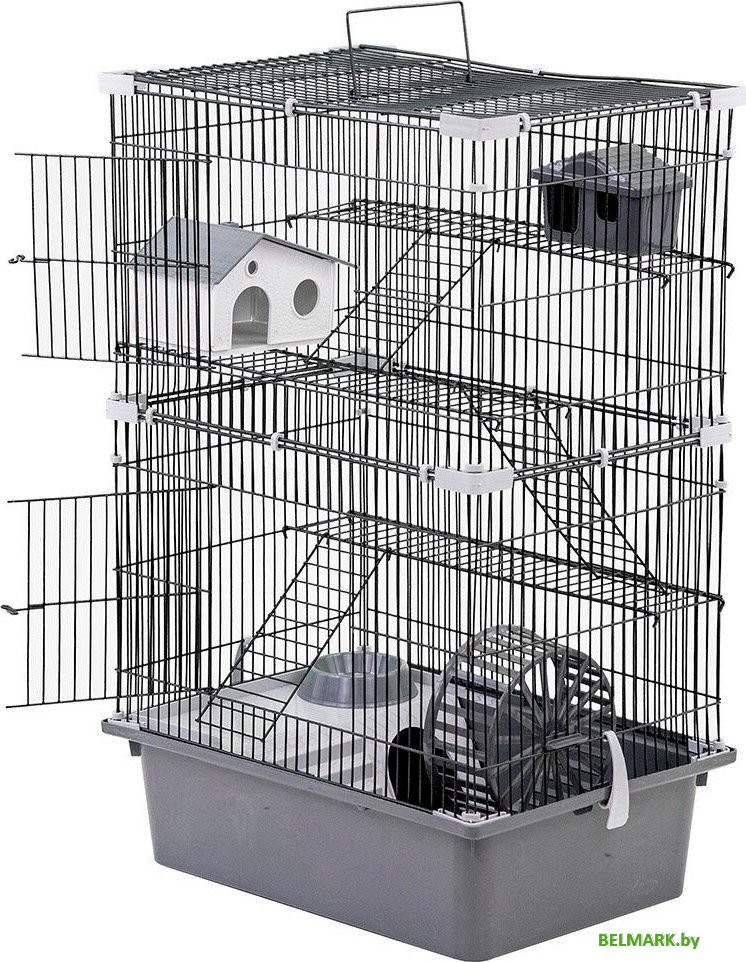 Клетка ЕСО Рикки 43112сер-черн - фото2