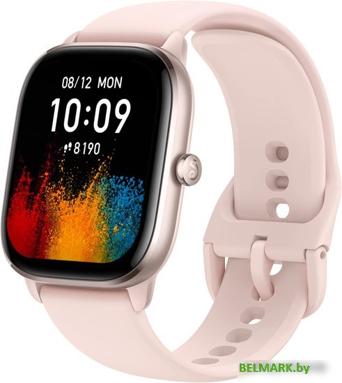 Умные часы Amazfit GTS 4 Mini (фламинго розовый) - фото