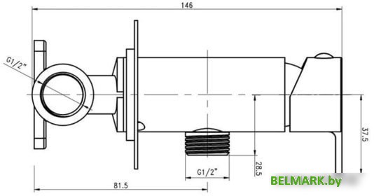 Гигиенический душ Gross Aqua Bidet GA042602MB - фото2