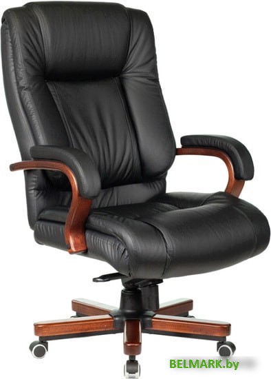 Кресло Бюрократ T-9925WALNUT (черный) - фото