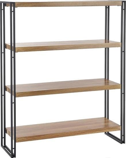 Полка Halmar Bolivar Reg-1 (дуб золотой/черный) - фото2