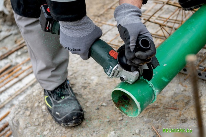 Угловая шлифмашина Metabo W 18 L 9-125 Quick 602249840 (без АКБ, кейс) - фото2