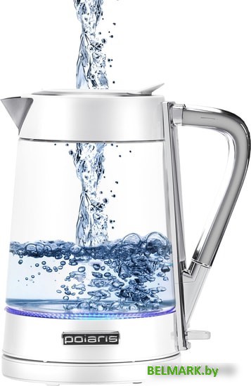Электрочайник Polaris PWK 1715CGL Water Way Pro (белый) - фото