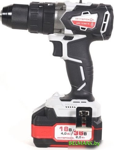 Ударная дрель-шуруповерт Интерскол ДАУ-13/36В 70 813.2.2.70 (с 2-мя АКБ, кейс) - фото2