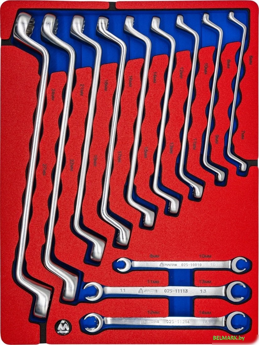 Набор ключей Мастак 5-23112 (12 предметов) - фото