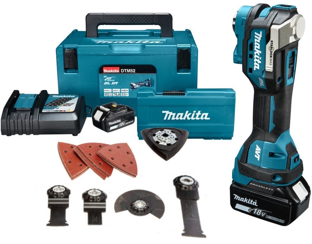 Реноватор Makita DTM52RFJX1 (с 2-мя АКБ, кейс) - фото
