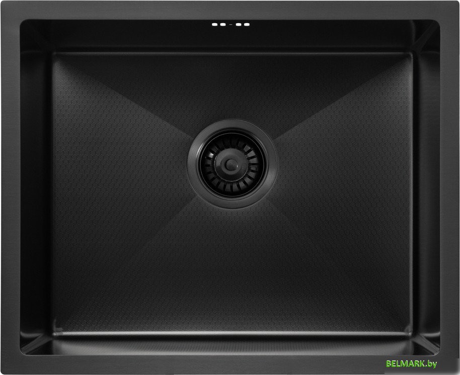 Кухонная мойка ARFEKA ECO AR 550*450 BLACK PVD NANO DECOR - фото