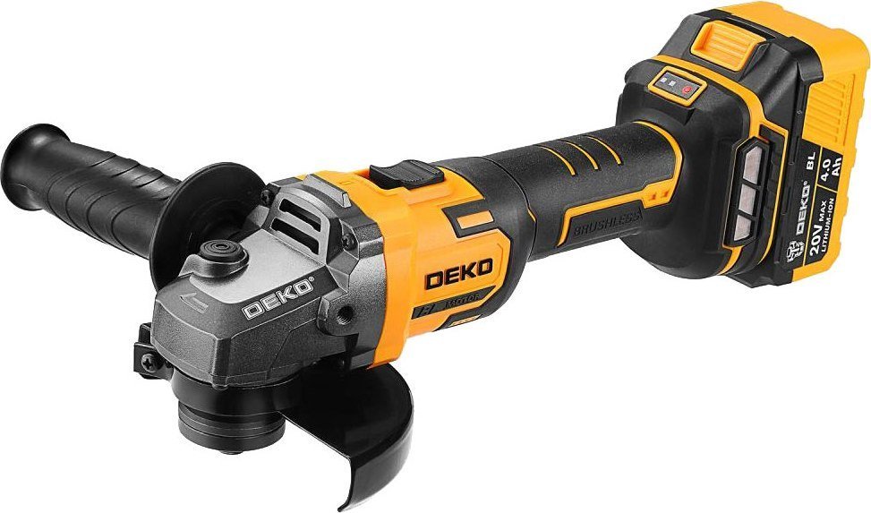 Угловая шлифмашина Deko DKAG-125 083-1064 (с 2-мя АКБ) - фото