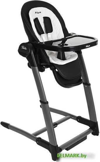 Высокий стульчик Pituso Triola (черная рама/черный) - фото