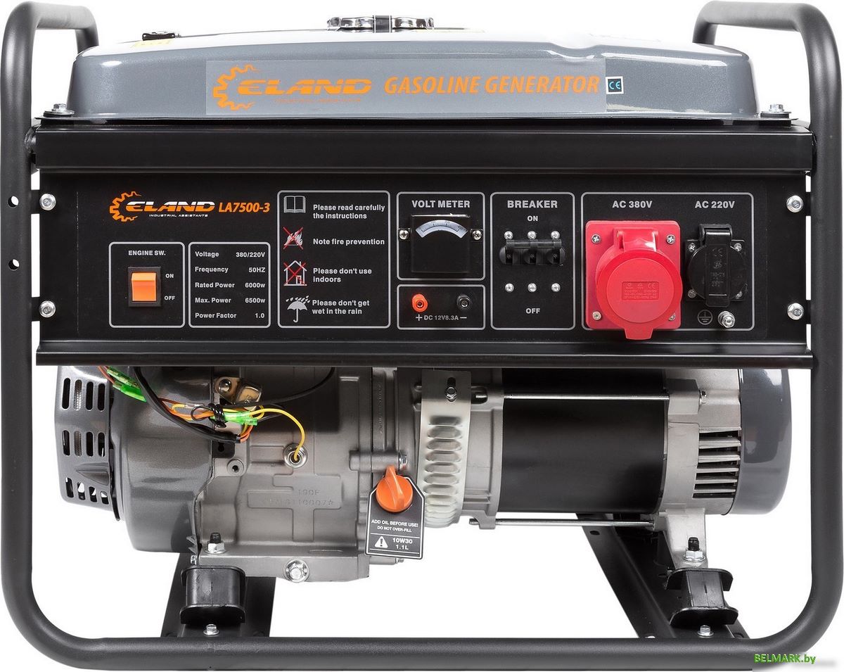 Бензиновый генератор ELAND LA7500-3 - фото2