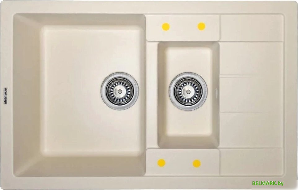 Кухонная мойка Ecoshtein Rechteck 781.5 (капучино) - фото